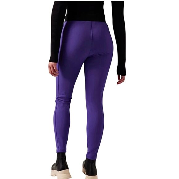 Athleta Glacier Snow Skinny Pant Purple Athleisure Wear Size 6 - Picture 5 of 17